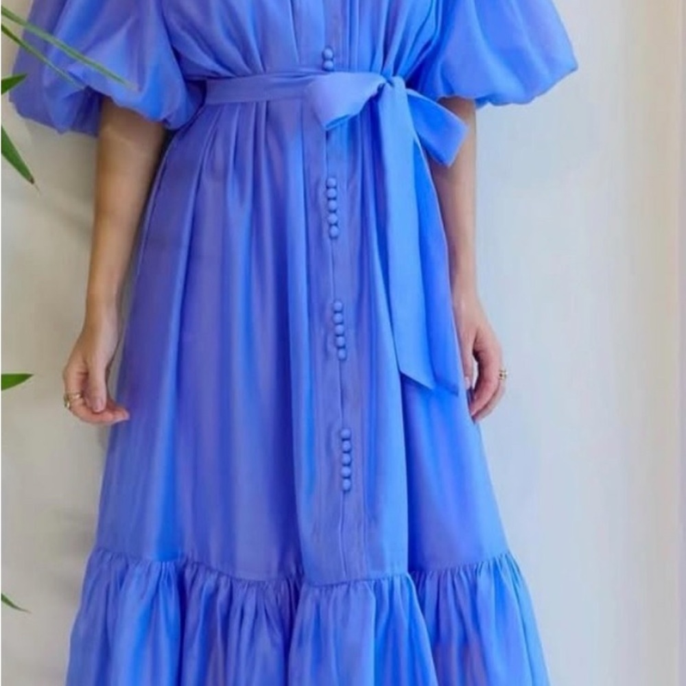 Beulah Vibrant Blue Maxi Dress